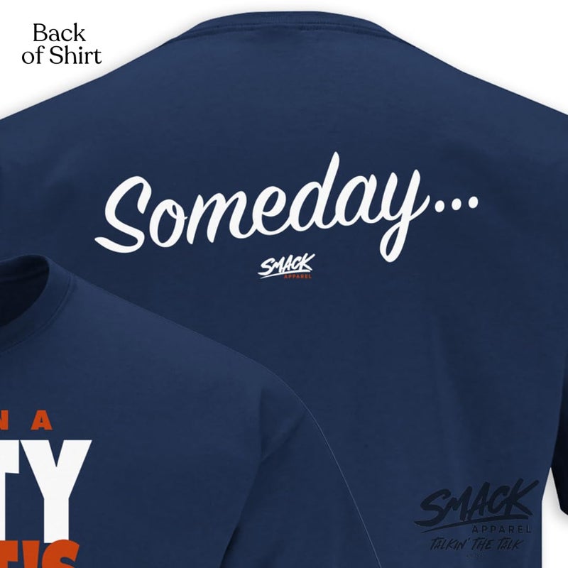 Smack Apparel Someday... I Wanna Party Like It's 1985 T-Shirt for Chicago Football Fans (SM-5XL) (Navy Short Sleeve, X-Large) - Image 3